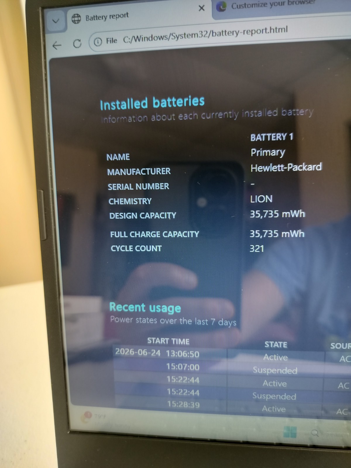HP Laptop 14″ Touchscreen AMD Athlon 3050U 4GB 64GB Good Battery Mint + Charger