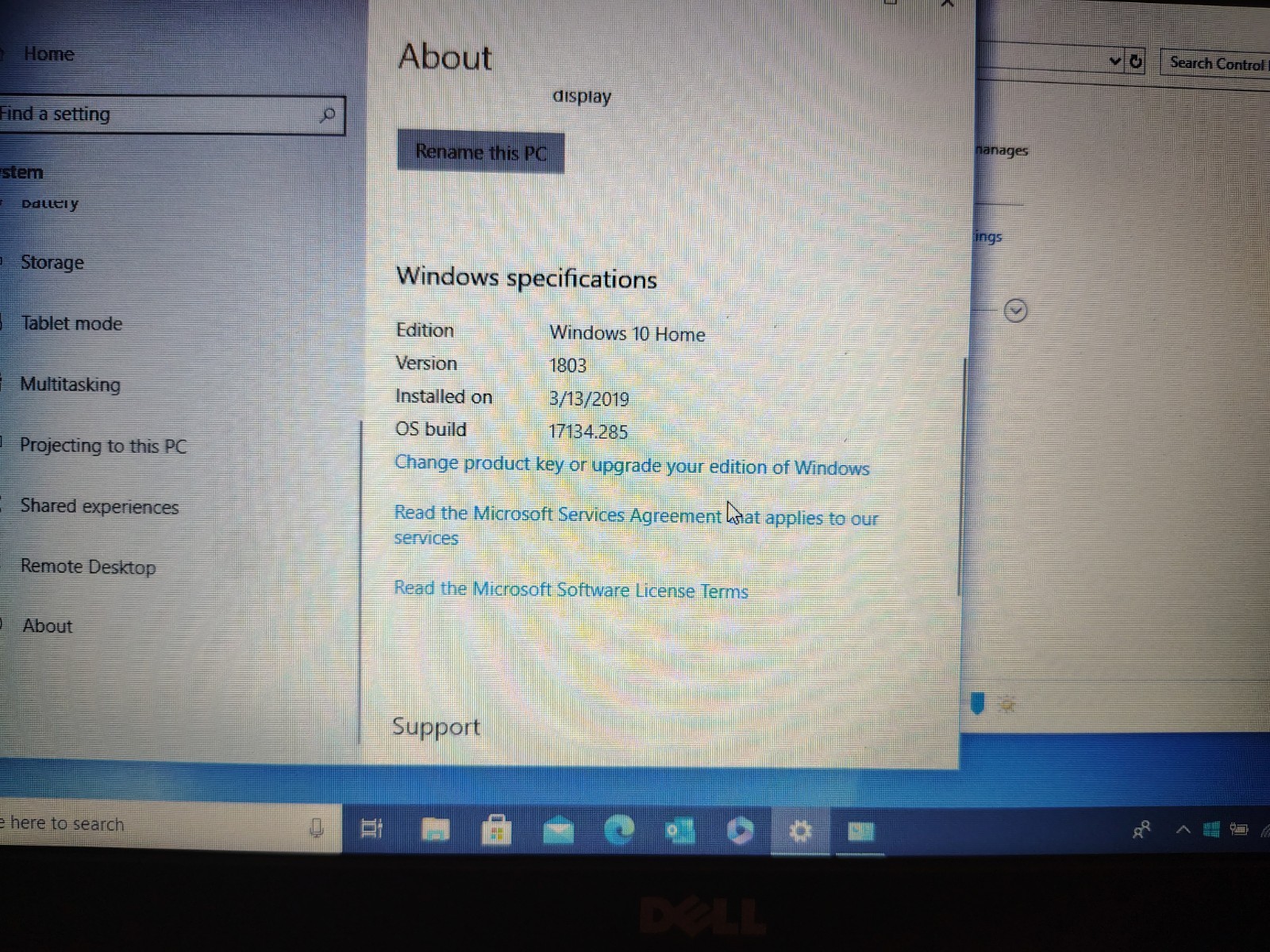 dell inspiron p24t 4gb 32gb Windows 10