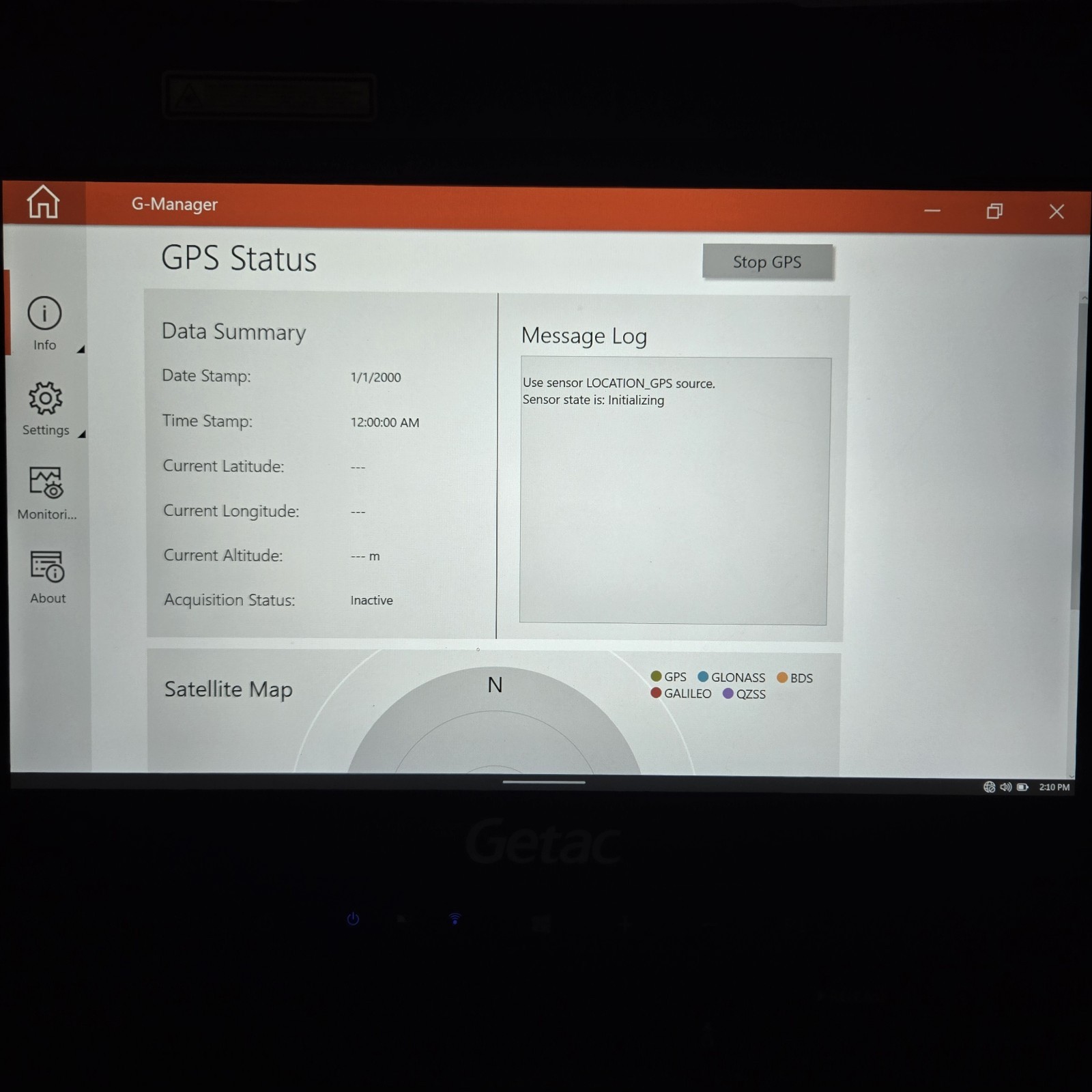 GETAC K120 Toughbook 12.5″ i5-8250U 1.60GHz 512GB SSD 16GB – 4G – GPS – Grade B