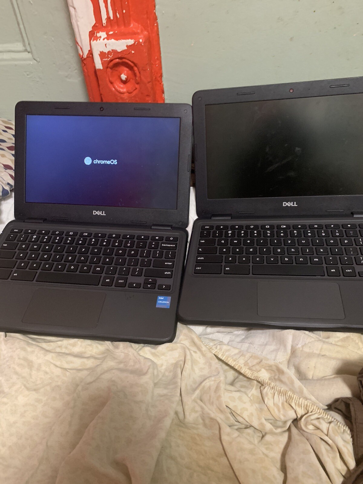 2 Dell Chromebooks 11 3100 11.6 inch (32GB, Intel Celeron N, 2.60GHz, 4GB)…