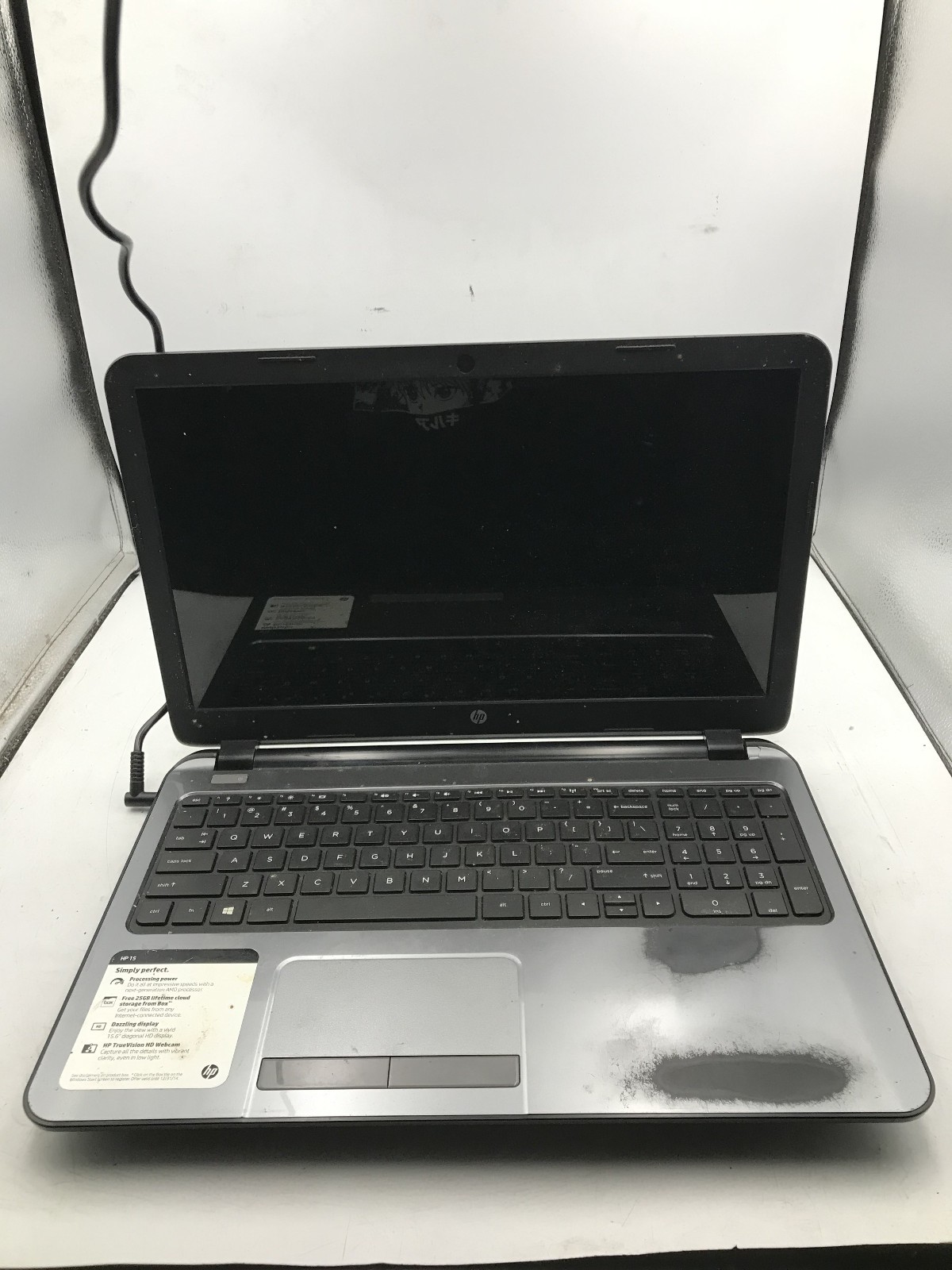 HP 15 G019WM – FOR PARTS/NO POWER – AMD E1-2100 – NO RAM – READ DESCRIPTION – BB