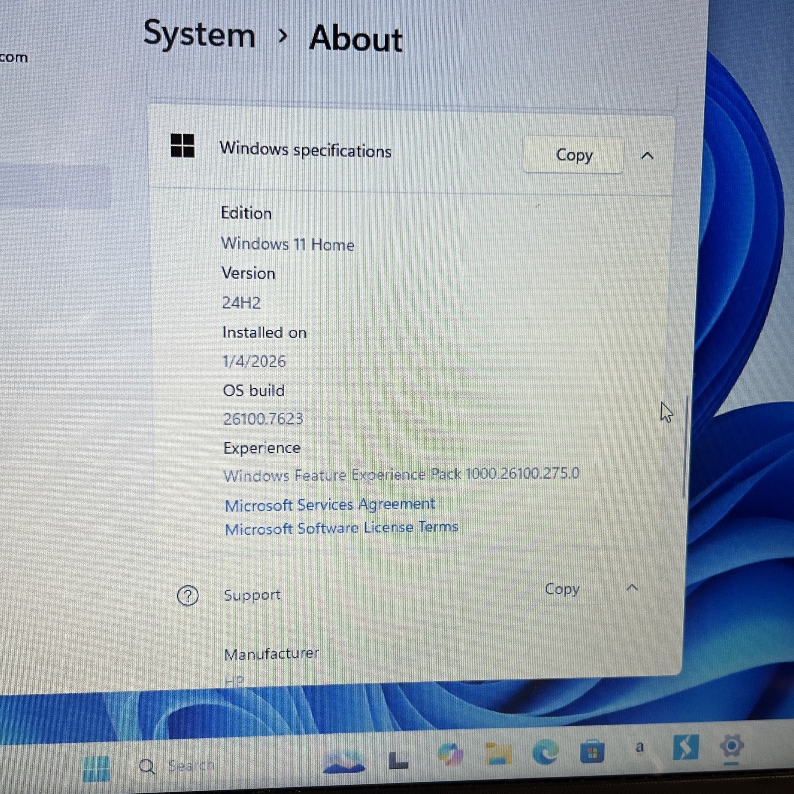 HP 15-da3016cy Laptop i5-1035G1 1.00Ghz, 12GB Ram, 2TB HDD, Windows 11 Home