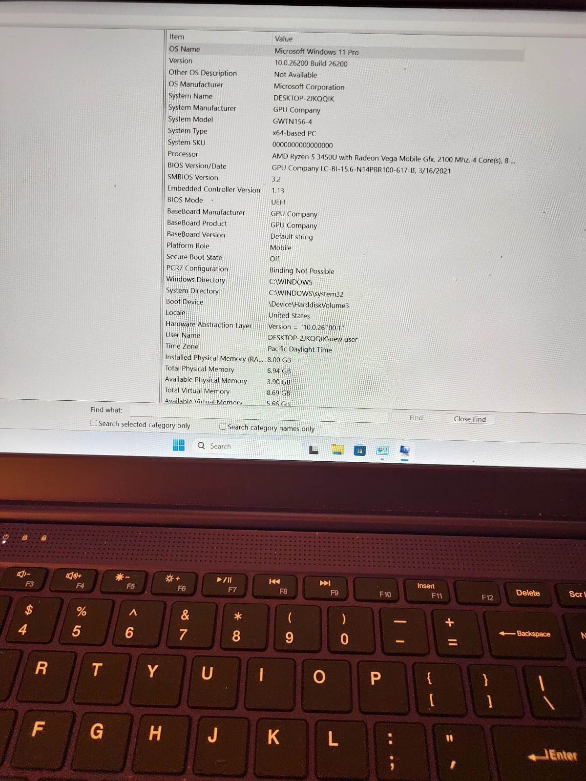 gateway laptop 15.6 windows