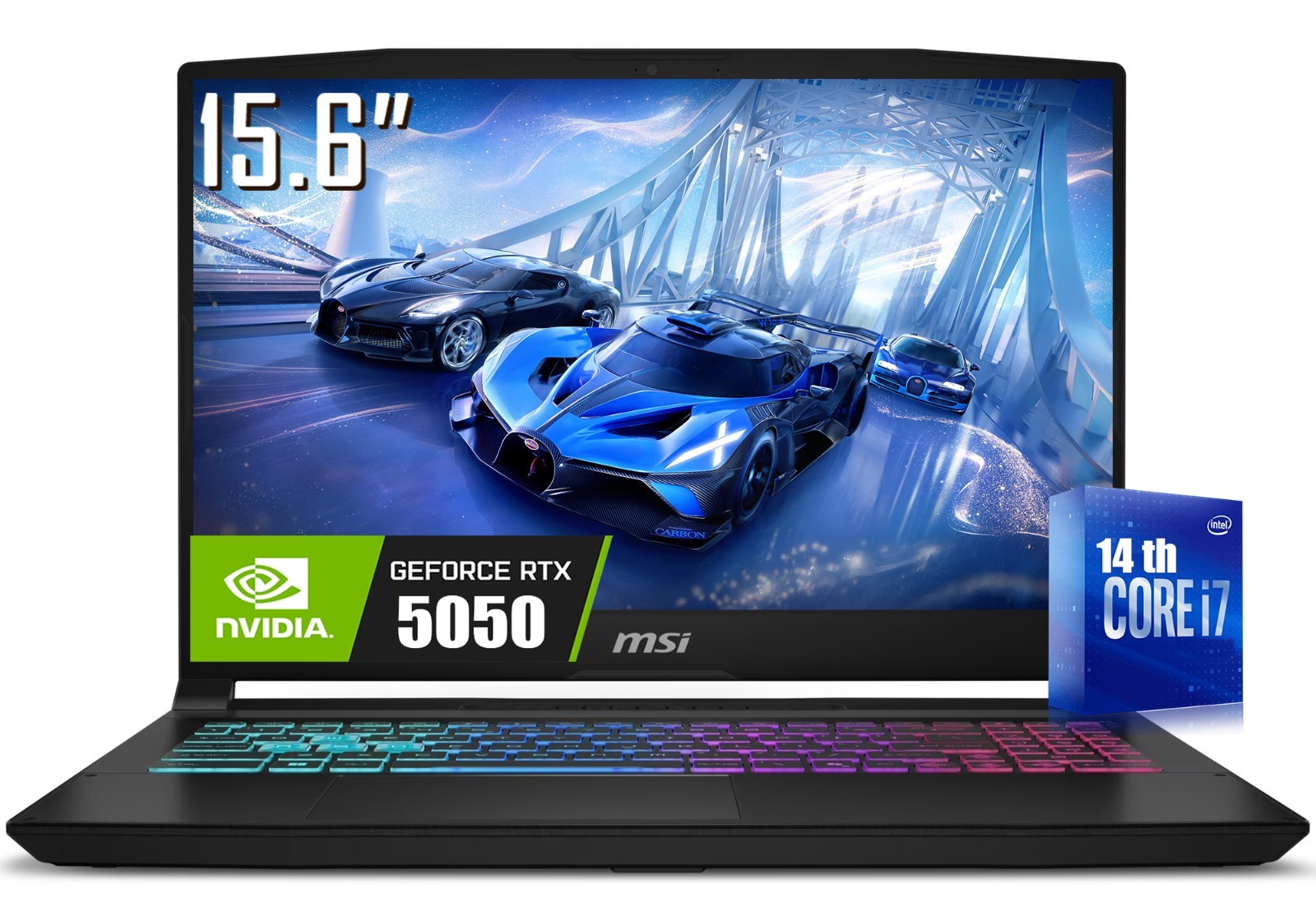MSI Katana 15.6″ Gaming Laptop Intel Core i7-14650HX RTX 5050 32GB DDR5 2TB SSD