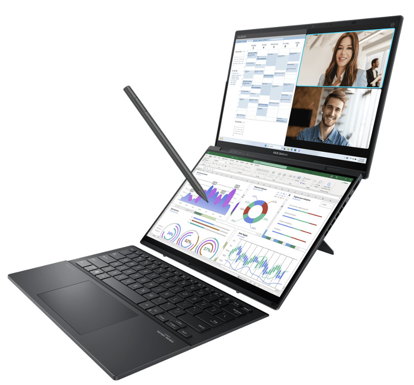 ASUS Zenbook Duo 14″ 2880 x 1800 Intel Ultra 9 285H 32GB 1TB SSD Windows 11 Home