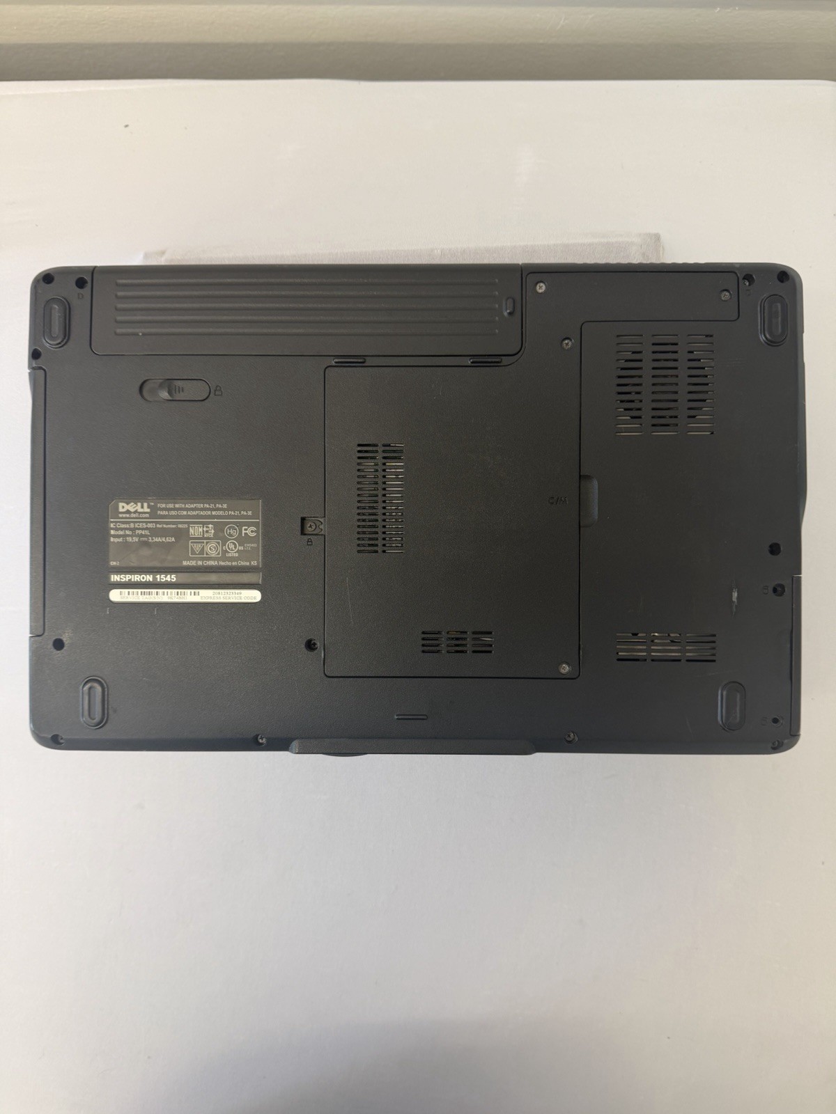 Dell Inspiron 1545 Laptop – Screen Yellowing – Intel Duo T6600 – Read Des