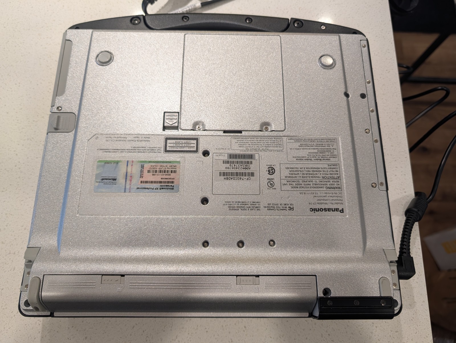 Ultra-rugged laptop Panasonic CF-74. Like A New. HDD and Battery Report On…