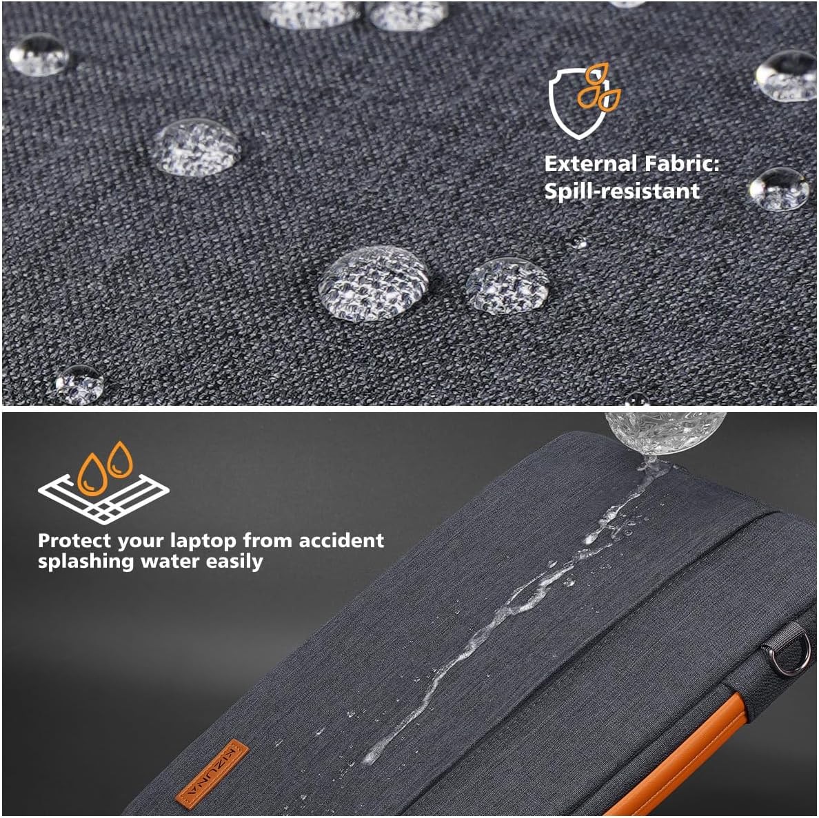 Sleeve for 17 Inch Laptop, Computer Carrying Bag in Grey