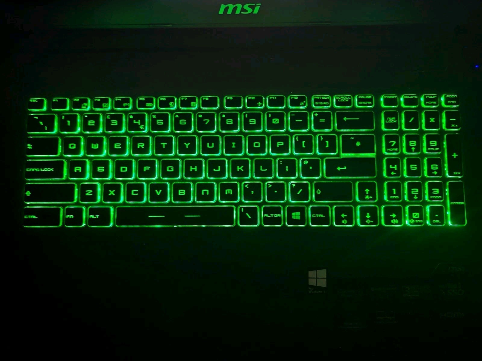 Core i7 Gaming Laptop Msi With 20GB RAM 750GB Storage M.2 SSD And HDD VR Ready