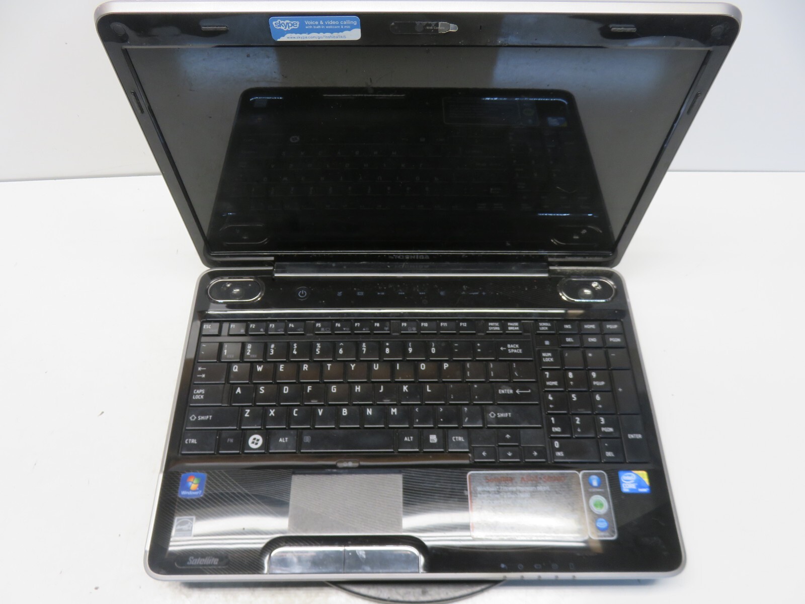 Toshiba Satellite A505-S6890 Intel Core 2 Duo T6600 2.2GHz 4 GB NO HDD No Batt