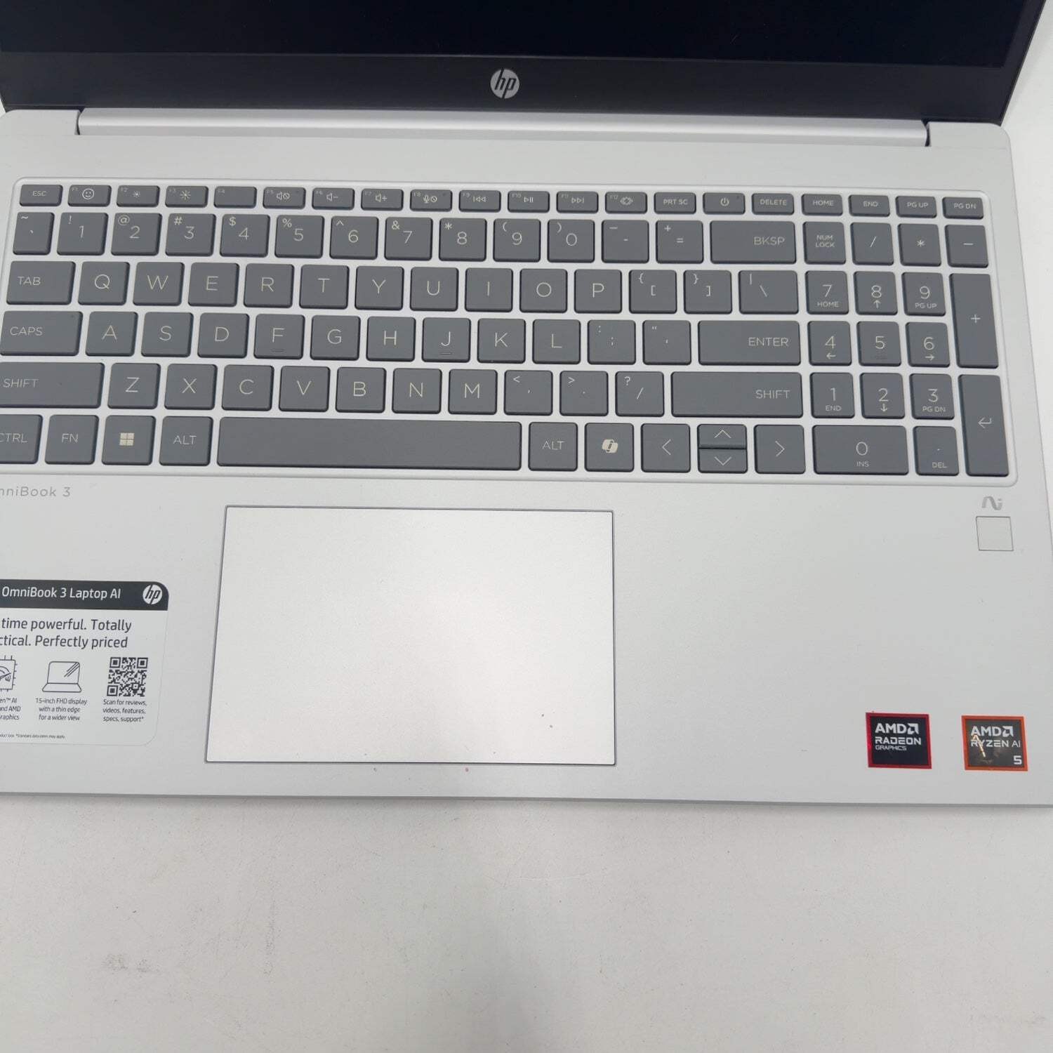 HP OmniBook 3 15-FN0105DX 15.6″ Ryzen AI 5 330 2.0 16GB RAM 512GB SSD