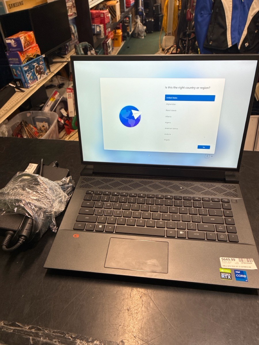 Dell G16 7620 16″ i7-12700H 2.3GHz 16GB RAM 1TB SSD GeForce RTX 3060 (HPB030448)