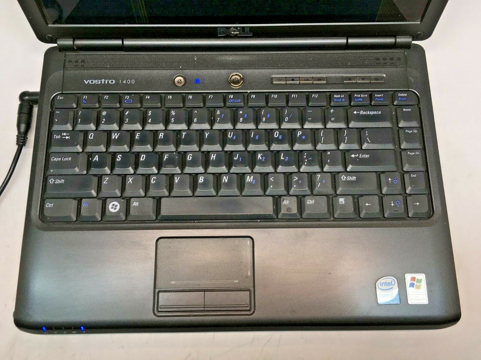 Dell Vostro 1400 14″ Laptop For Parts Boots Bad LCD Screen NO HDD/RAM/Charger JR