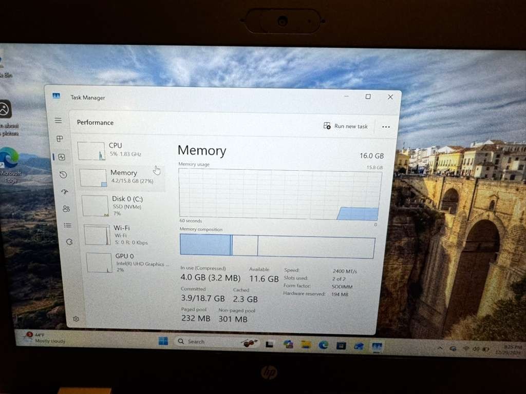 HP ProBook 640 G5 Laptop IntelCore i5-8365U 16GB RAM 256GB NVMe with AC Adapter