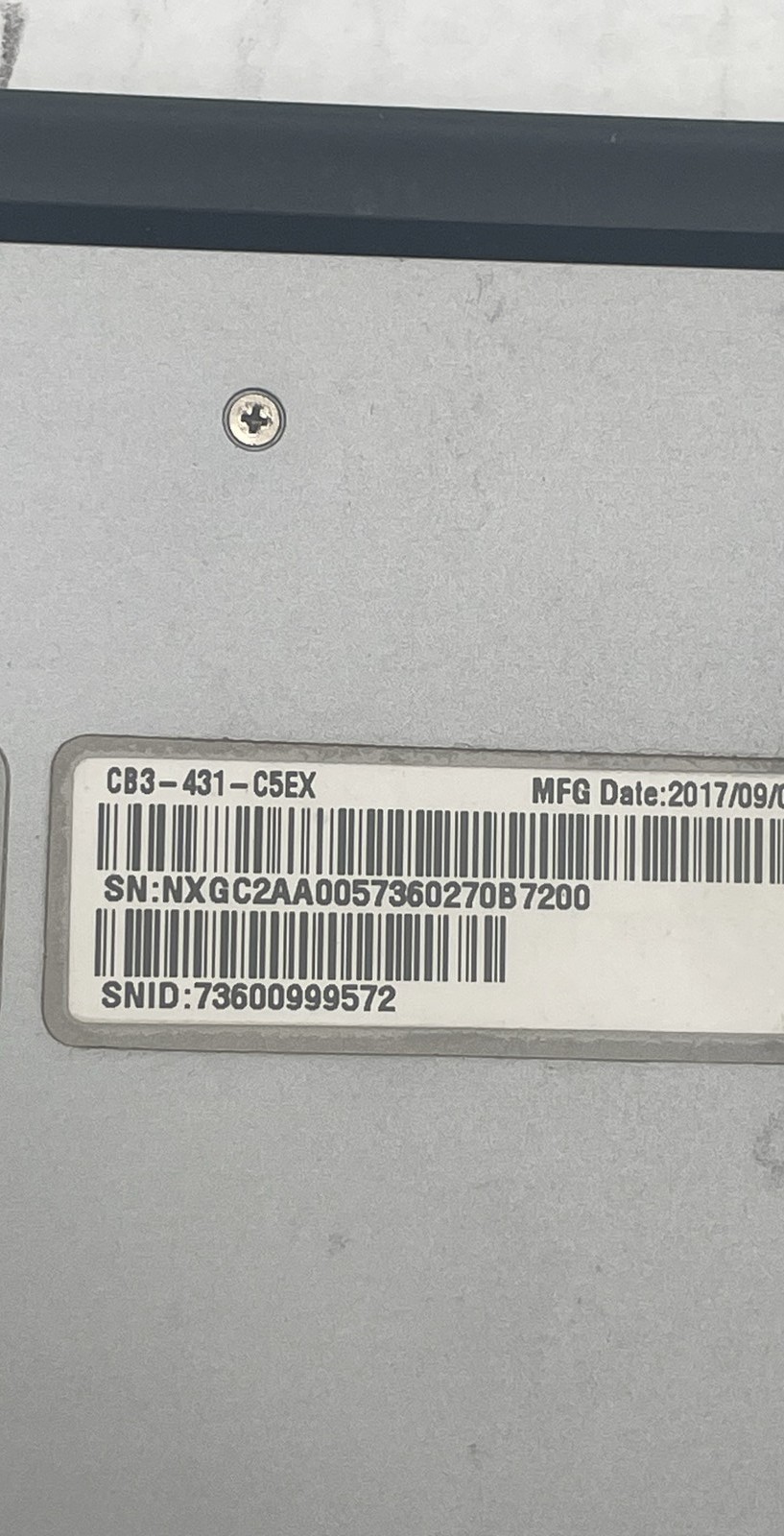 Acer Chromebook 14 N16P1 CB3-431 SN NXGC2AA0076280167D7200 14″ Laptop Lot of 2