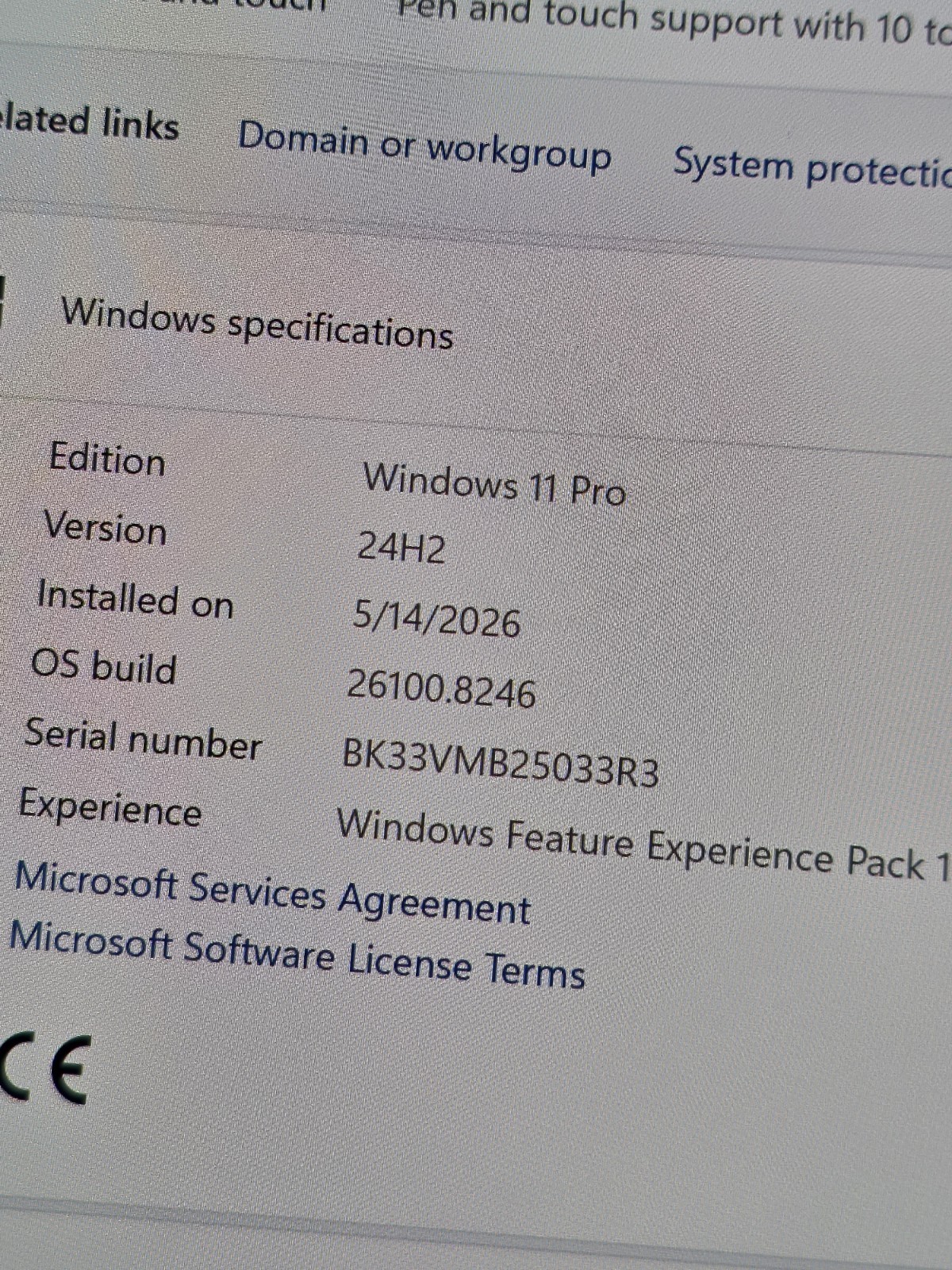 Microsoft Surface Pro 11 OLED Core Ultra 7 268V 32GB RAM 512GB SSD Keyboard, Pen