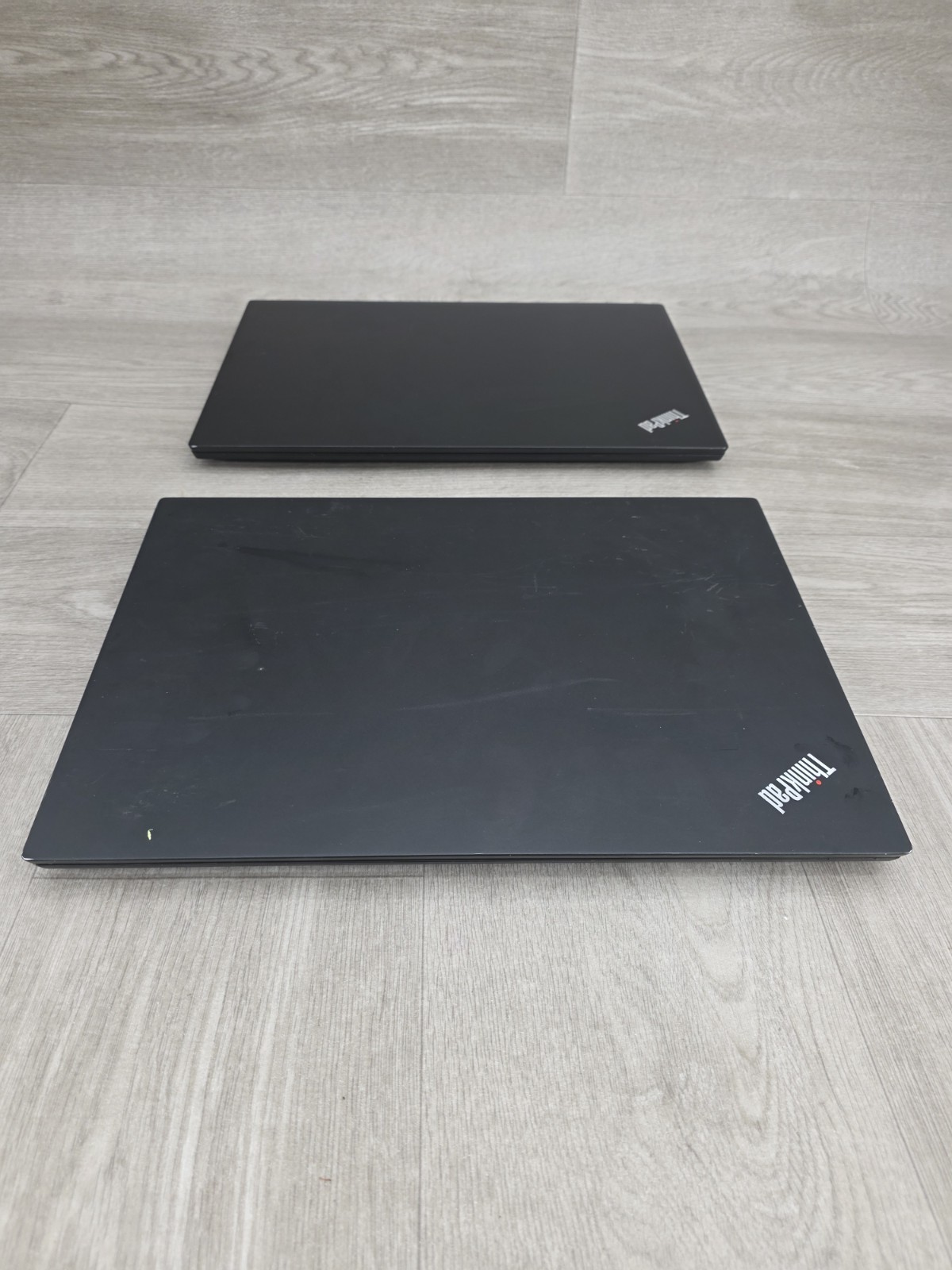Lot of 2 Lenovo ThinkPad E590 i5 Laptops No Display Powers On No Charger AS-IS