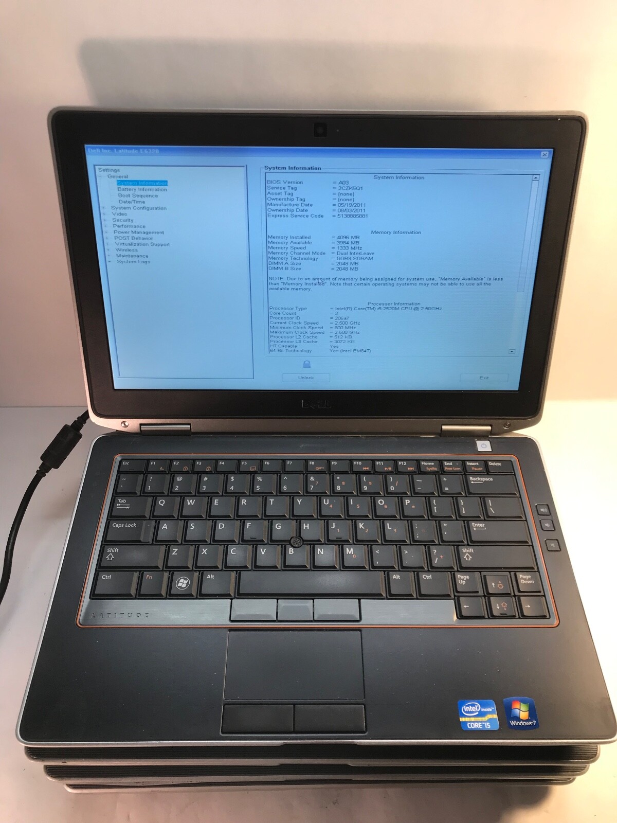 LOT OF 4- Dell Latitude E6320 13″ Intel Core i5-2520M-For Parts -MZ