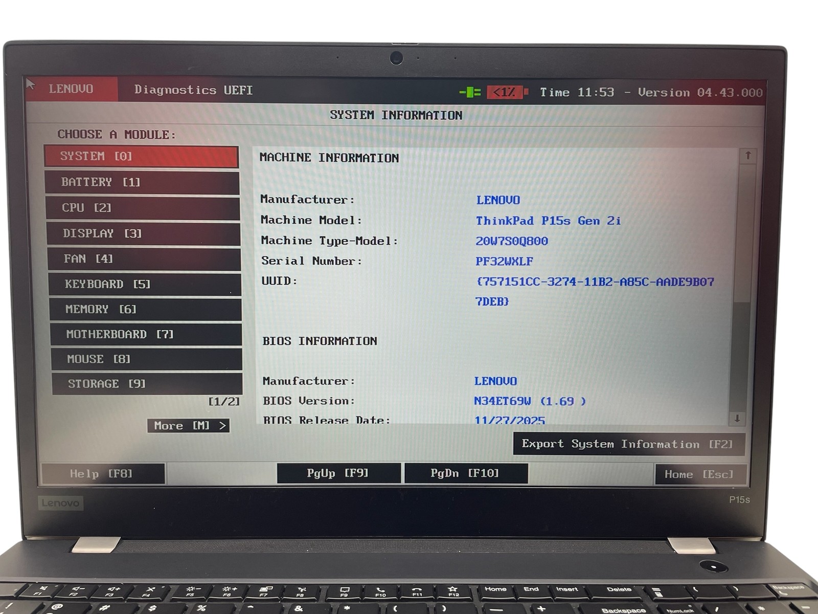 Lenovo ThinkPad P15s Gen 2i 15″ – i7 3.00GHz – 32GB RAM – 512GB SSD – Grade D