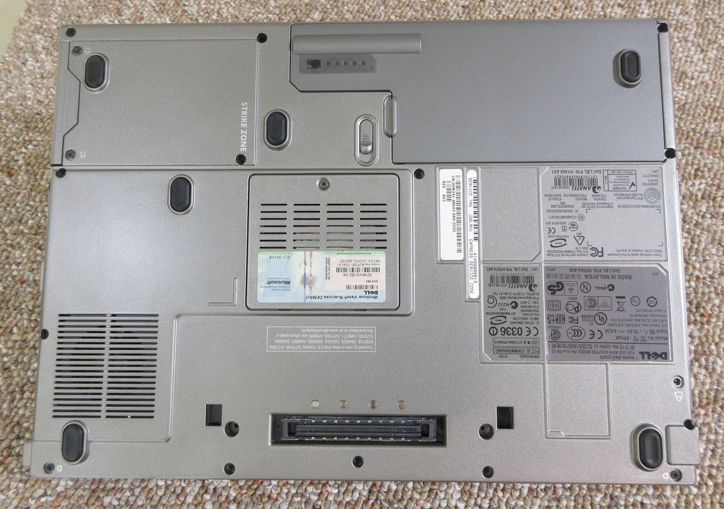 Win XP PERFECT Dell D830 T9300 4gb 15.4 256gb SSD NEW BAT DVD/RW Serial
