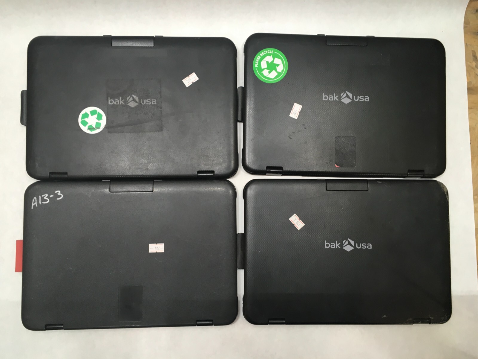 Lot of 7 Bak USA Atlas ED20EA2 ED20GM Broken Screens Bad Keyboards For Parts- FT