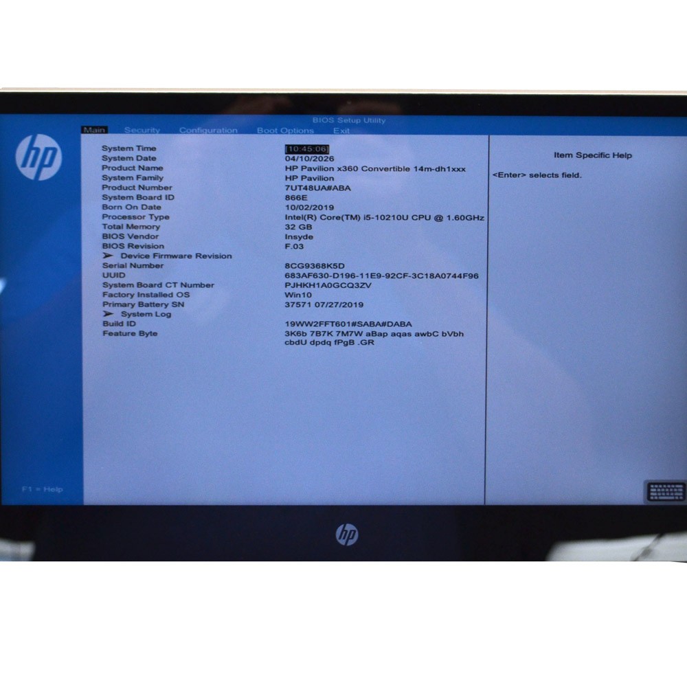 HP Pavilion x360 Convertible 14m-dh1003dx 14″ Laptop i5-10210U 1.60GHz Touch 11
