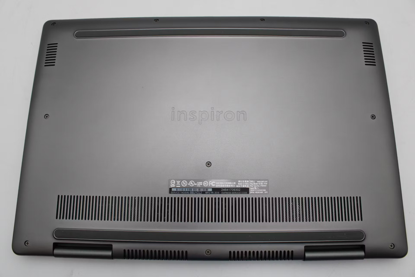 Dell Inspiron 7573 Used 15.5″ i5-8250U, 256GB SSD, 8GB RAM