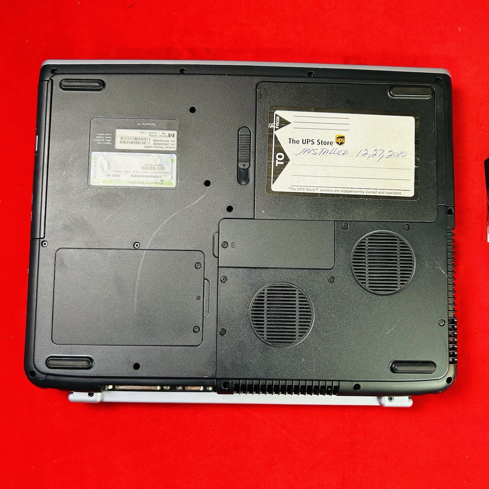 Vintage HP Pavilion zv5000 WinXP ZX5180us Intel Pentium 4 Retro Gaming Tested