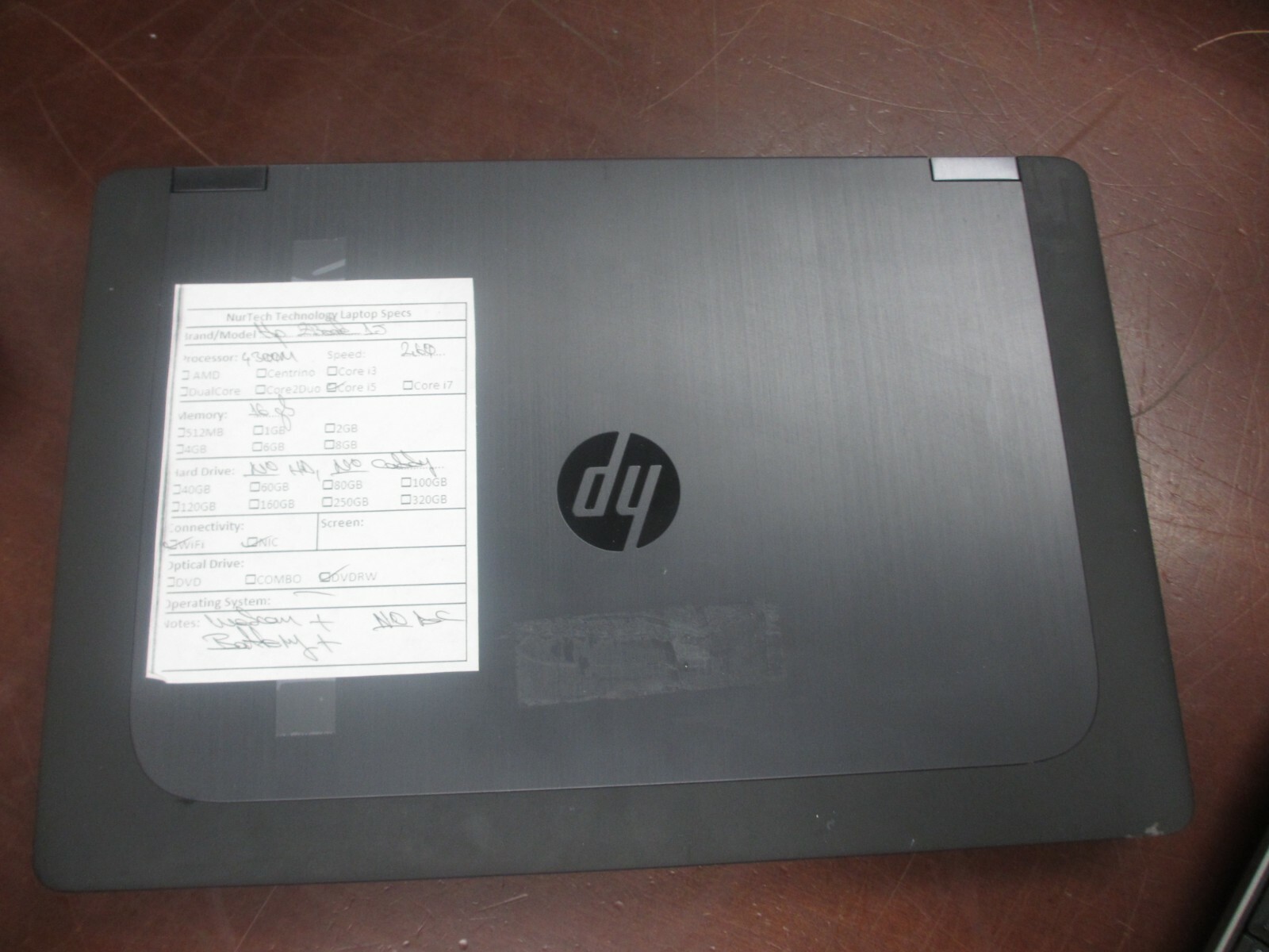 HP ZBook 15 15.6″ Intel i5-4300M 2.6GHz 16GB Web-Cam Laptop NO HDD/CADDY/OS/AC@@