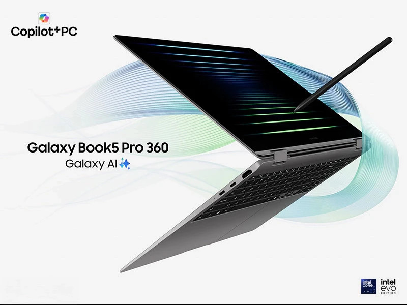 Samsung Galaxy Book5 Pro 360 NP960QHA 16″ AR AMOLED TouchD 16GB 1TB SSD Gray