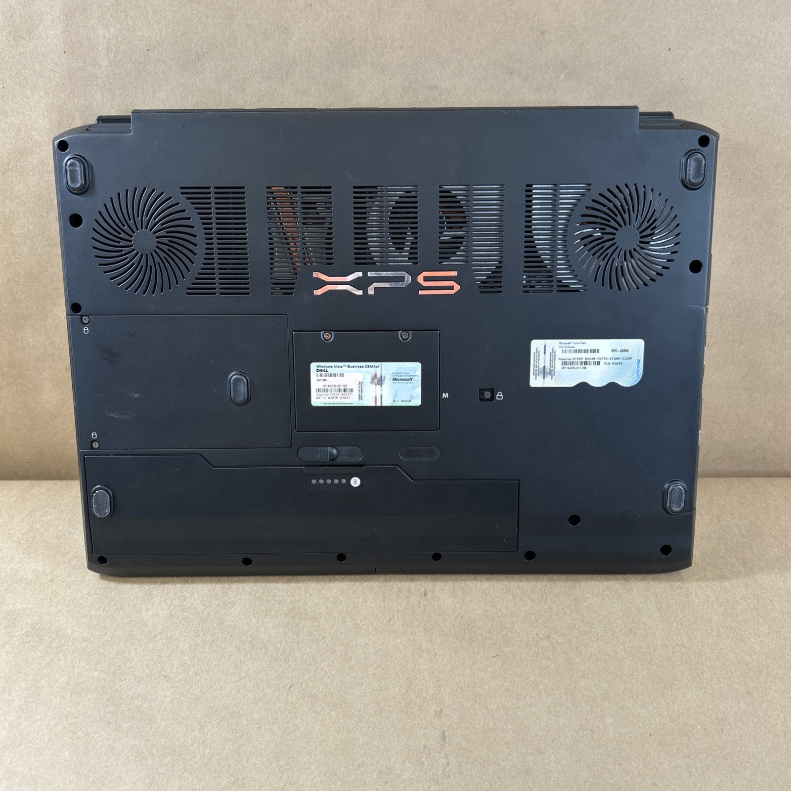 Dell XPS M1730 Laptop Core 2 Duo 4GB RAM No HDD/OS Parts w/ Charger Battery