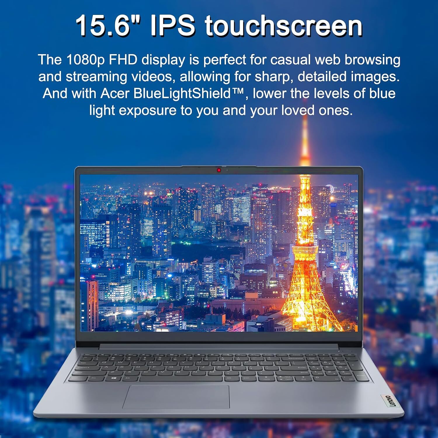 Lenovo Ideapad 1i 15.6 Laptop Touchscreen Intel Core i3-1215U 24GB RAM 1TB SSD