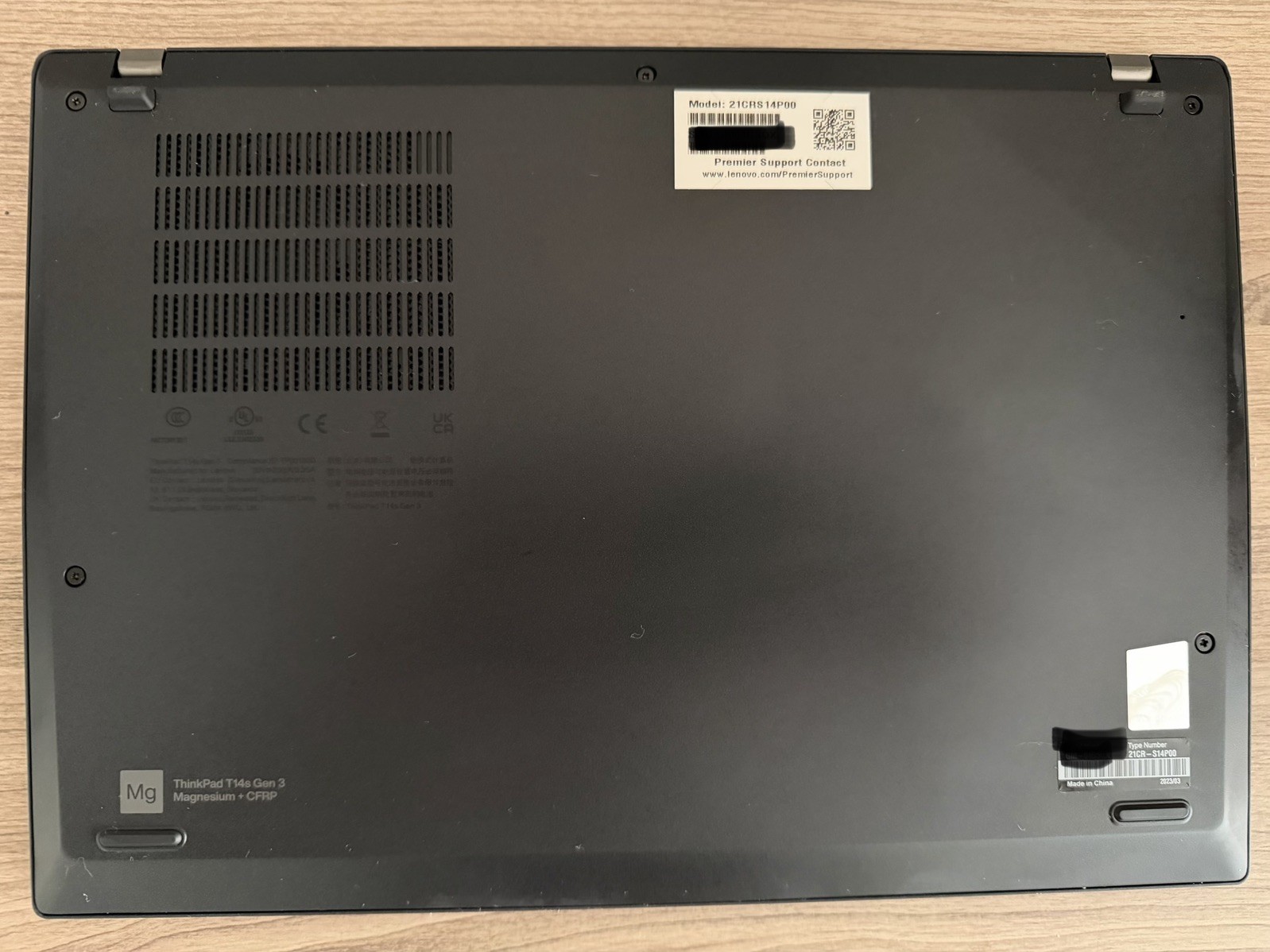 Lenovo ThinkPad T14s Gen 3 (2023), Ryzen 5 Pro 6650U, 16GB, 256GB, Win 11 Pro