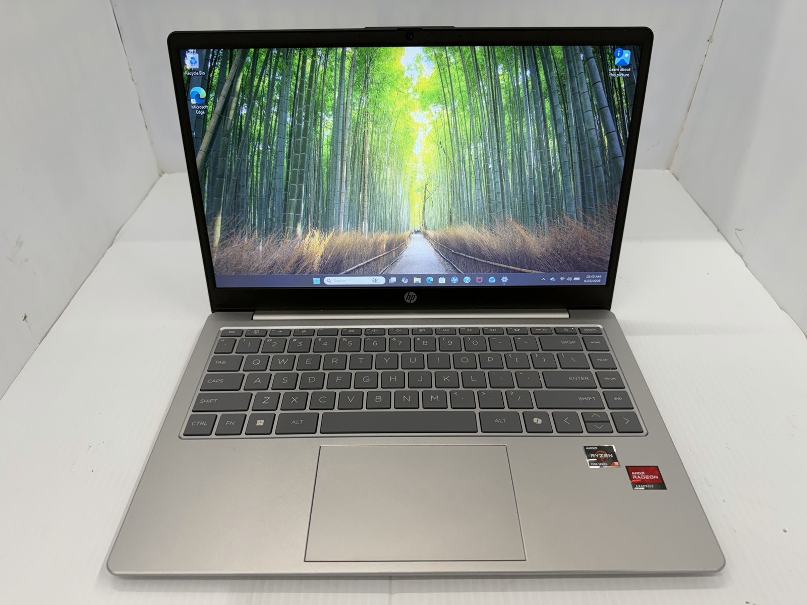 HP 14” Windows 11 256GB SSD 4GB RAM AMD RYZEN 3 7320U @ 2.40GHz 14-EM0349NR