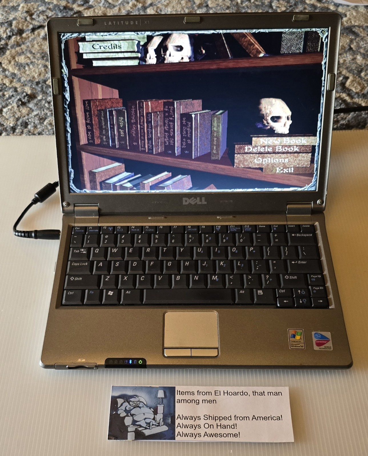 Dell Latitude X1 1.1Ghz Pentium M 1.25GB Ram 30GB HDD Windows XP Pro 32 Bit
