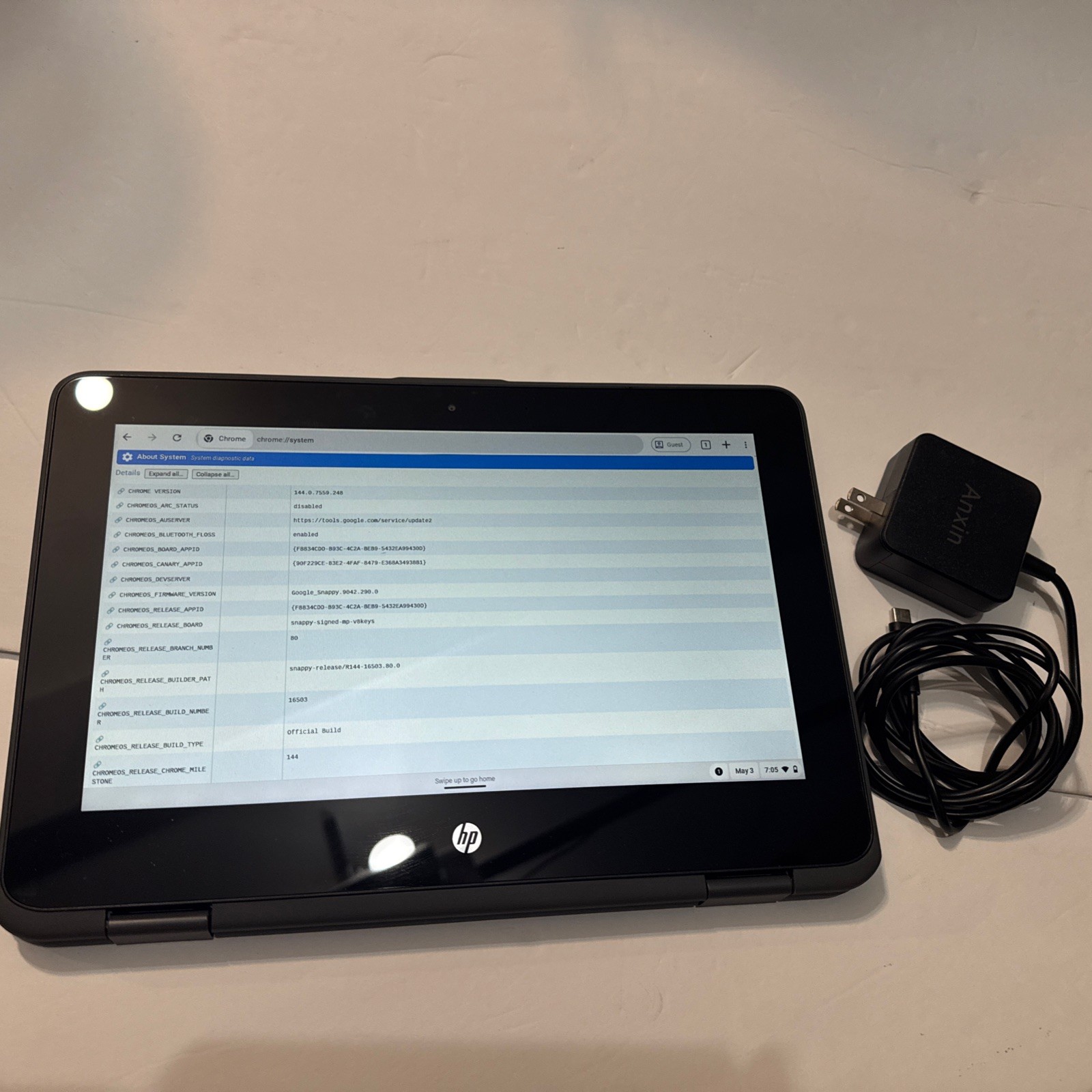 HP Chromebook X360 11 g1 EE Touch 2-in-1 Celeron 4GB RAM 32GB eMMC