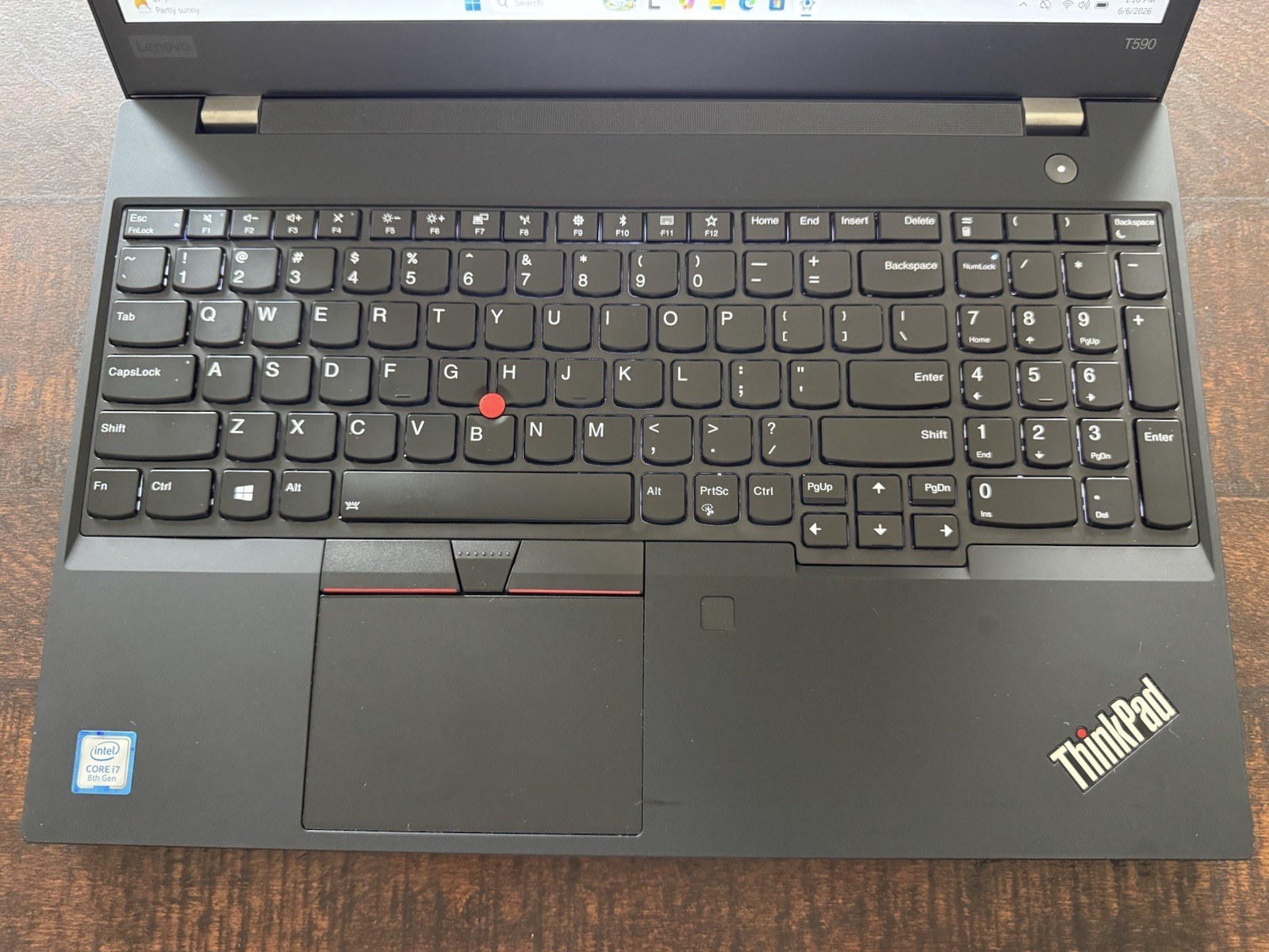 Lenovo ThinkPad T590 i7-8565U 16GB RAM 256GB SSD Win 11 Pro 15.6″ Laptop