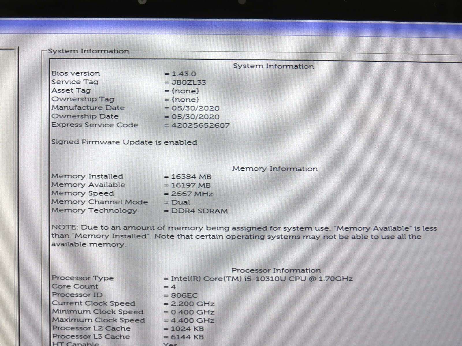 Dell Latitude 7310 | i7-10310U @ 2.2GHz | 16GB / 256GB m2 | 13.3 touch | Win 11