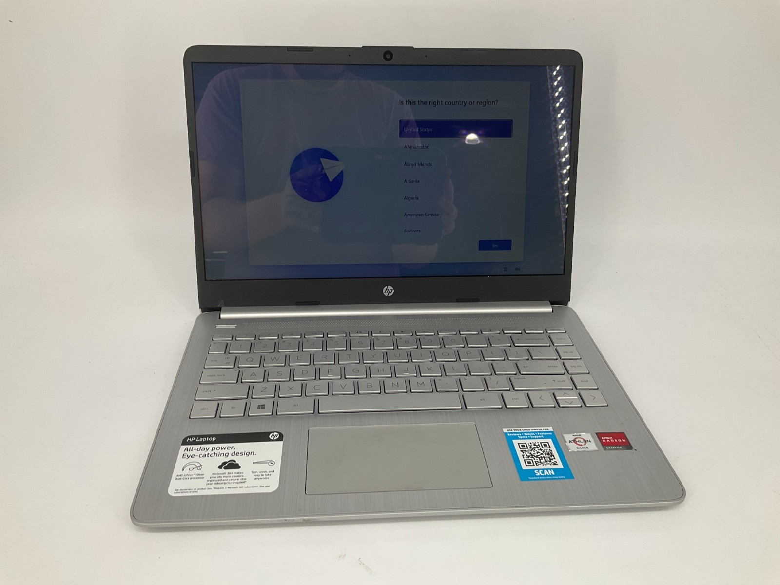HP Laptop 14-dk0072nr R5-3500 8GB 256GB BT WiFiAC 14W W10 3C527UA#ABA ✨