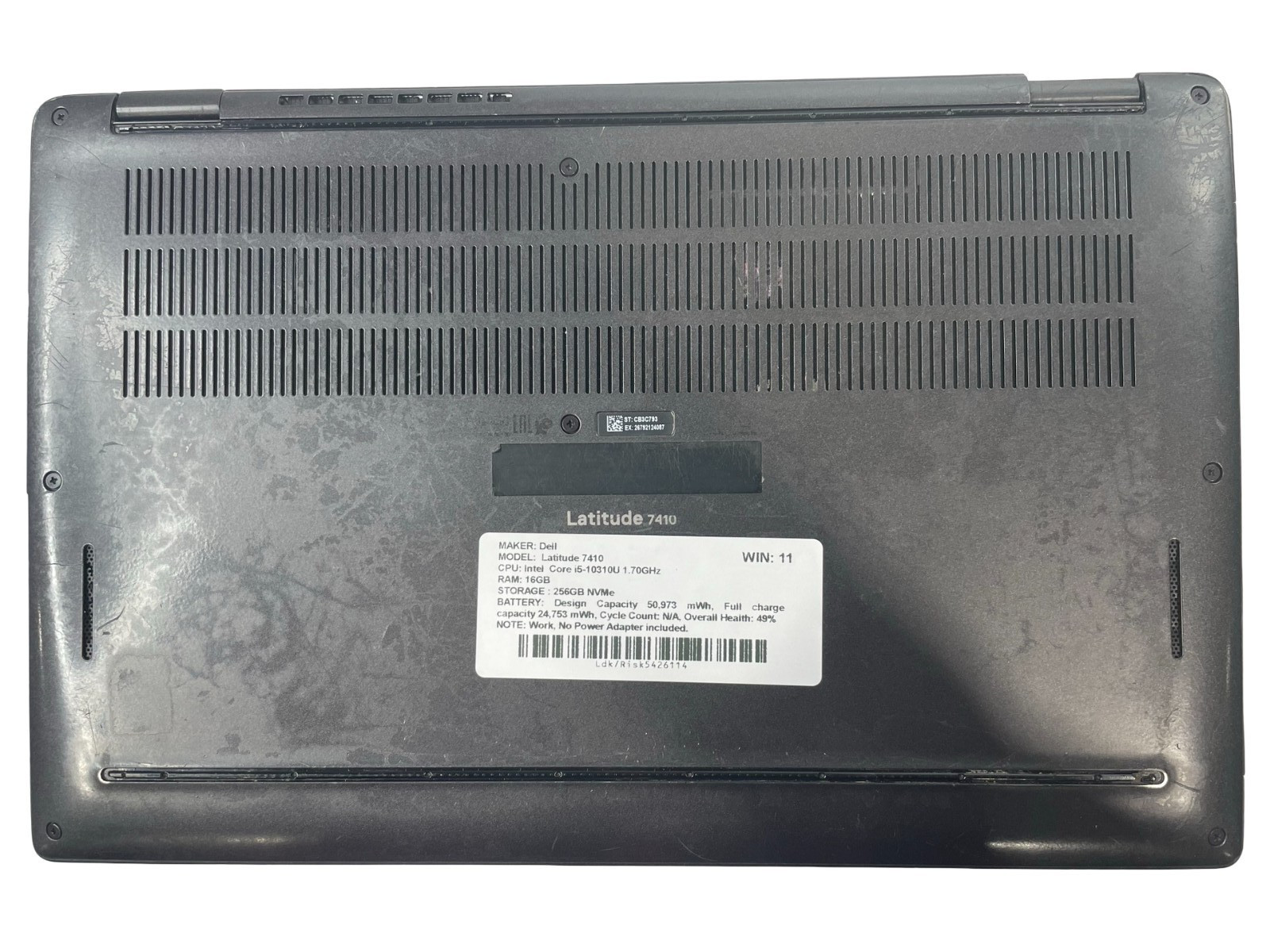 Dell Latitude 7410 Core i5-10310U 1.70GHz 16GB RAM 256GB NVMe W.11 P Touchscreen