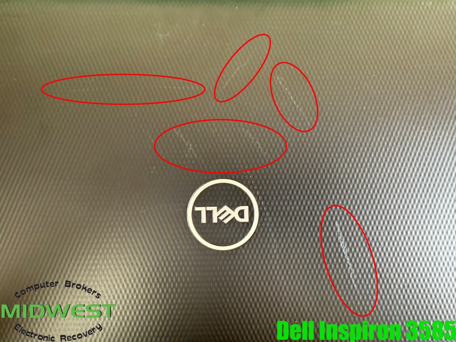 (Lot of 3) Dell Inspiron Laptops i3-8145U/i7-7500U/AMD Ryzen 3 2300U (See Desc.)