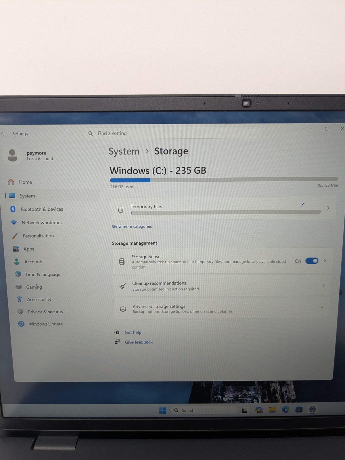 Dell Pro PC16250 16″ Core 3 100U 1.2GHz 8GB RAM 256GB SSD