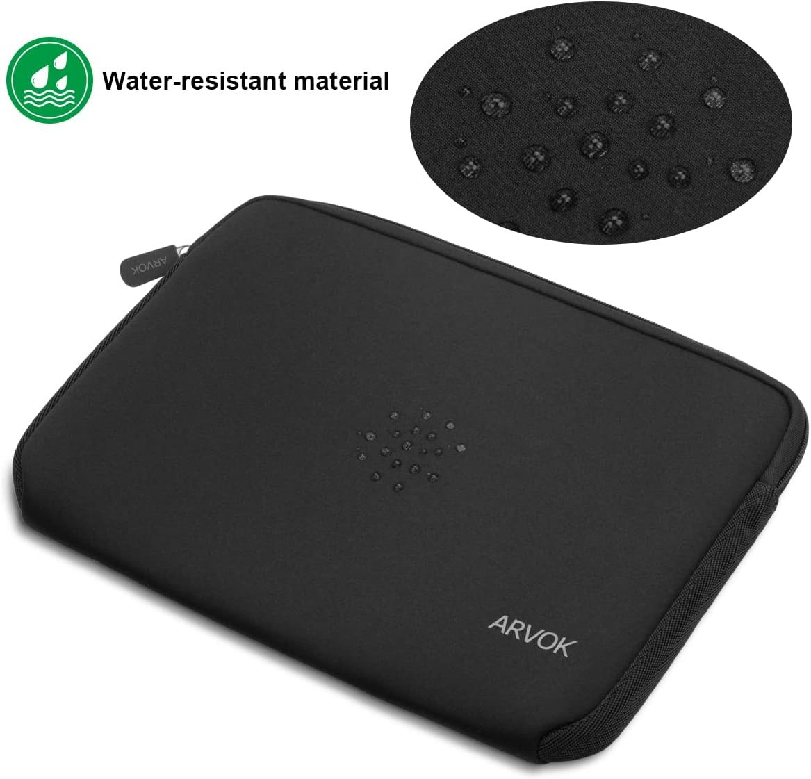 15 15.6 16 inch Laptop Sleeve Case, Water-Resistant Notebook Computer Pocket
