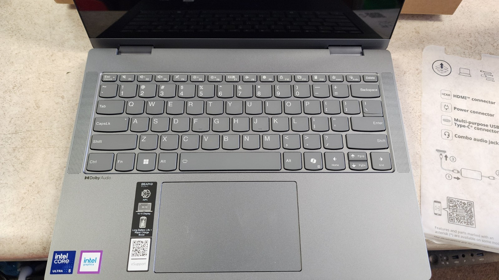 LENOVO IDADPAD 5 2 IN 1 INTEL CORE U5 225U, 8GB RAM, 512GB SSD, WIN 11 HOME