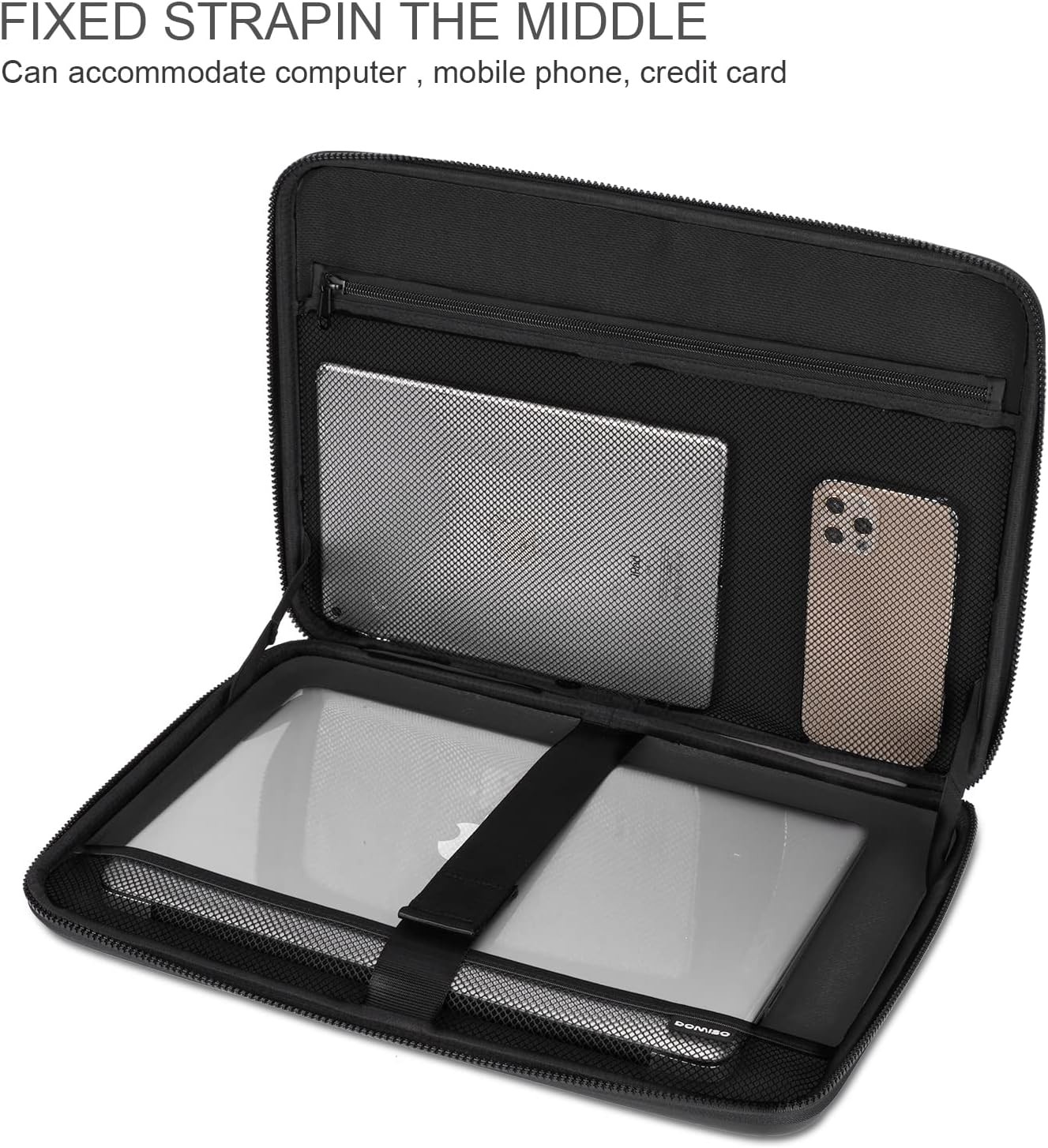 Sleeve for 17-17.3 inch Waterproof Shockproof Hard Shell with Handle & Pocket