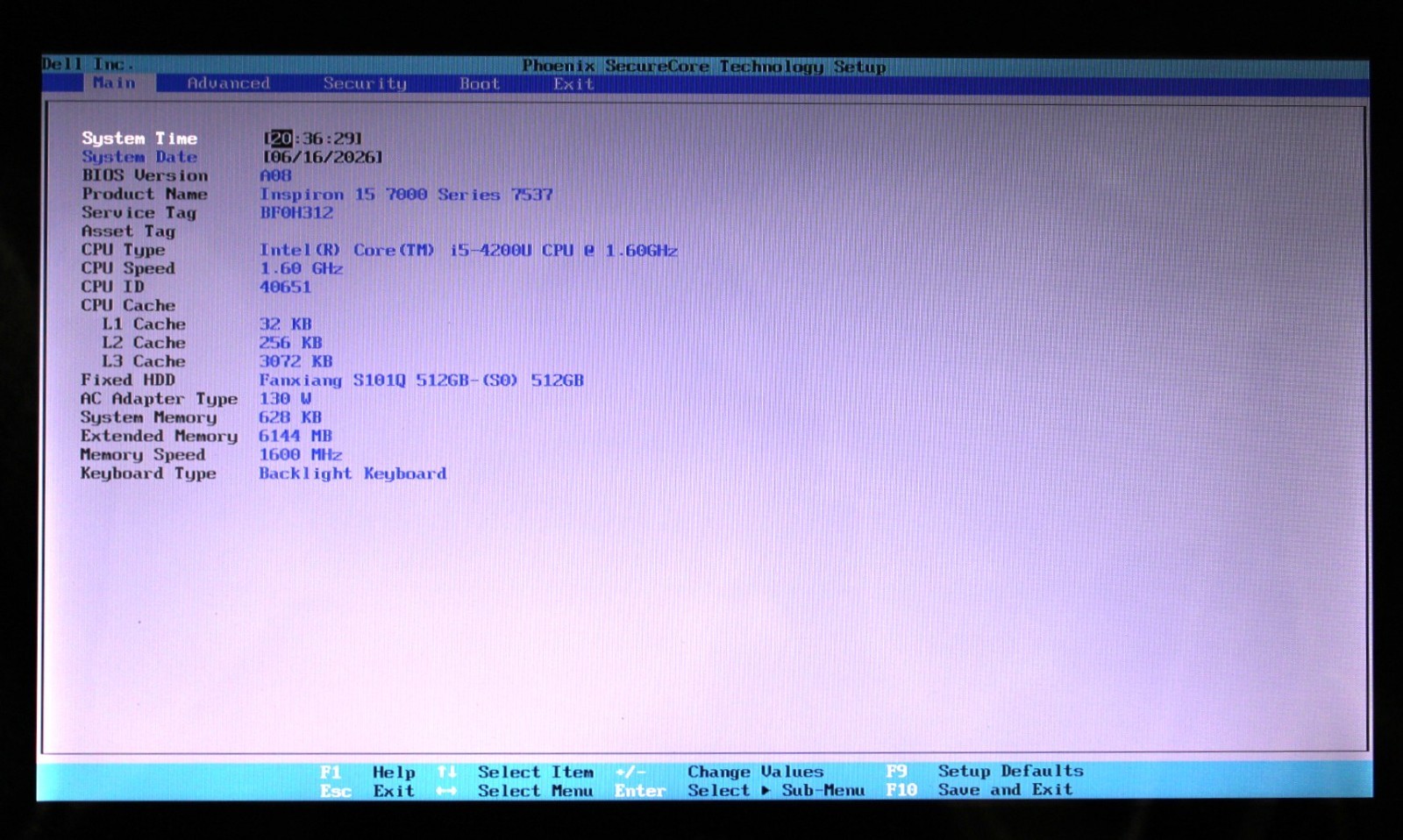 Dell Inspiron 15 7537 i5-4200U@1.60GHz 4GB DDR3 512GB SATA NO OS *USED/TESTED*