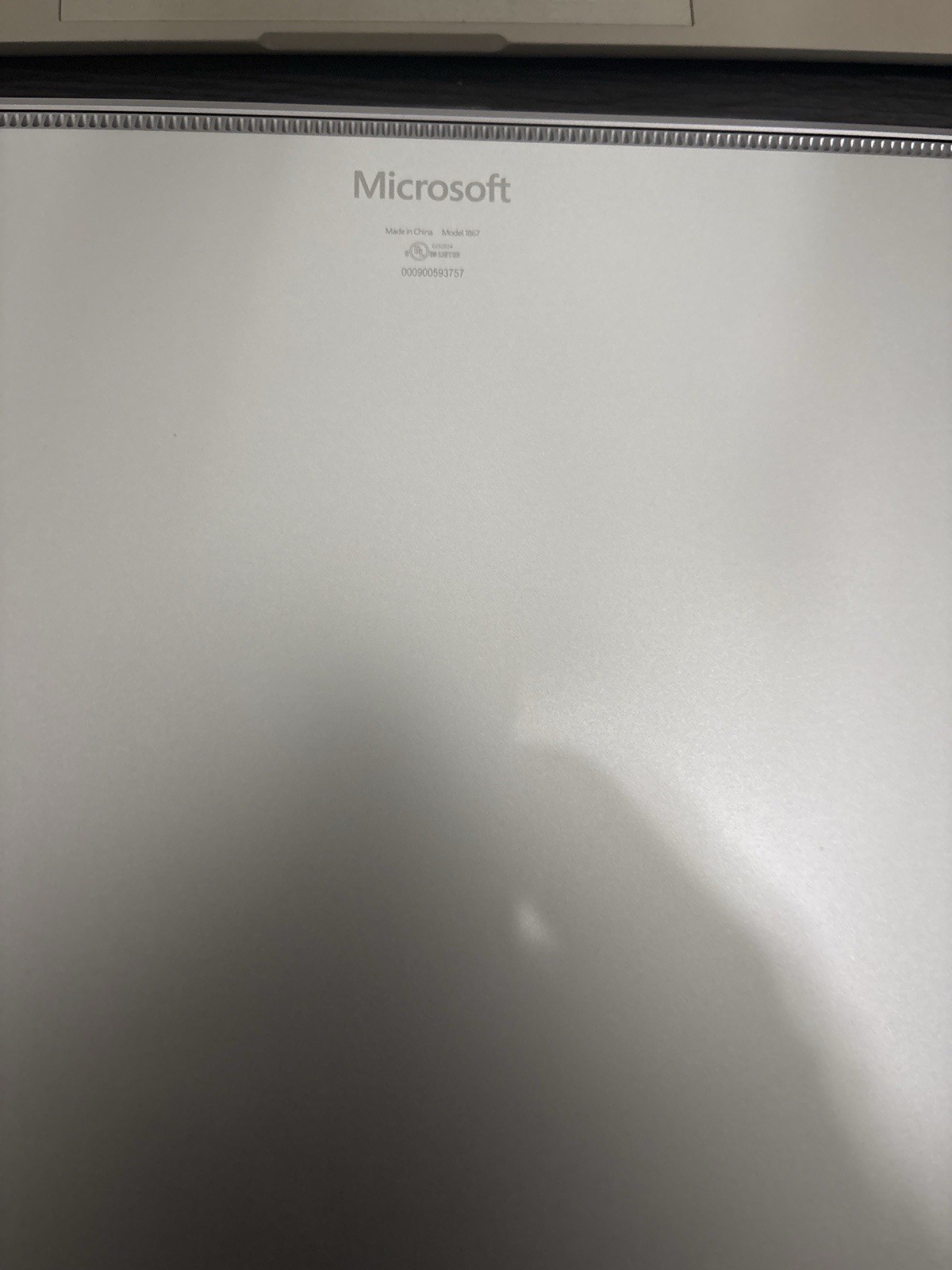 Microsoft 1867 Laptop Notebook Silver