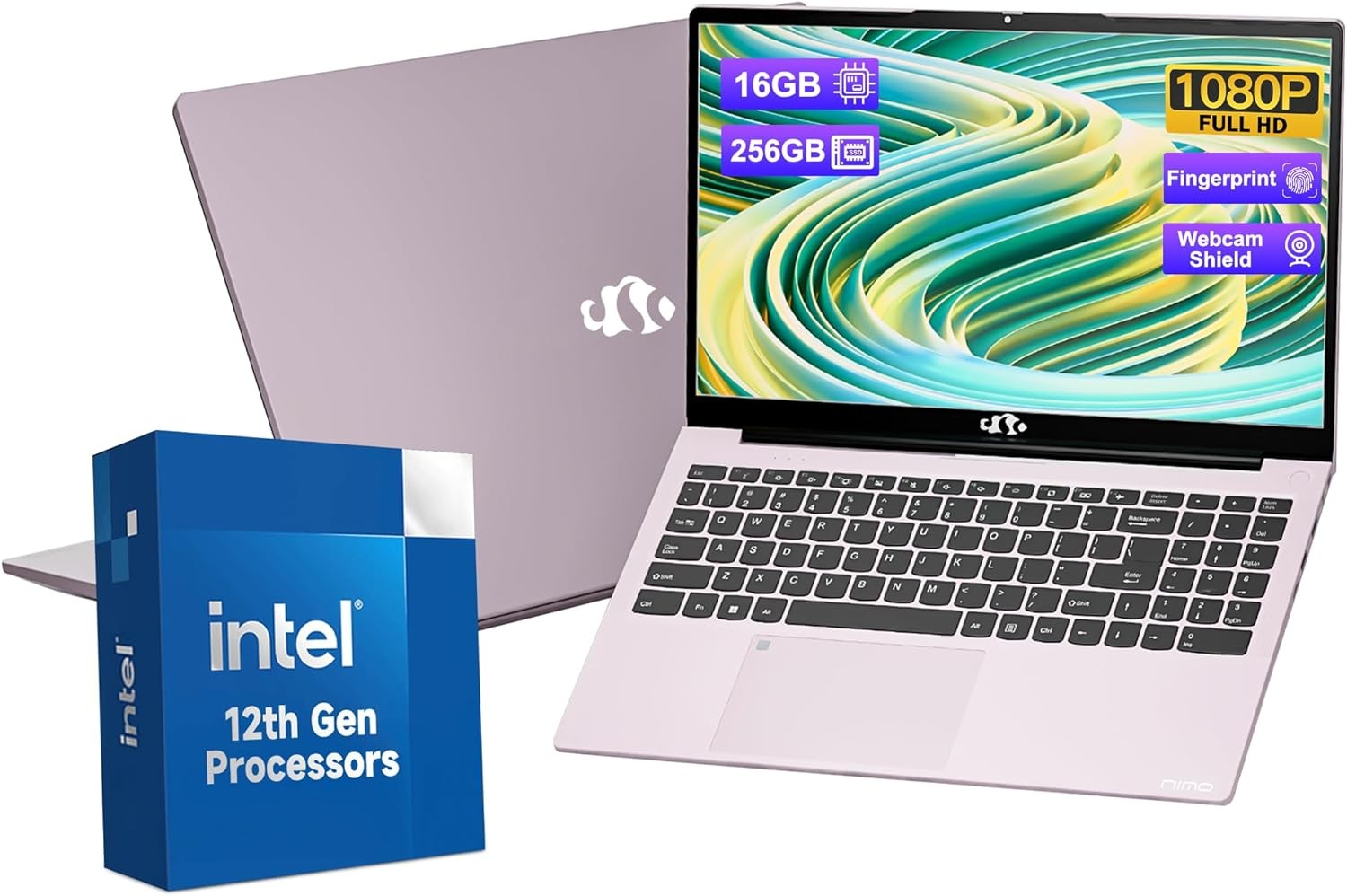 15.6-FHD-Laptop Student-Laptop, 16GB RAM 256GB SSD, Intel Pentium Quad-Core N100