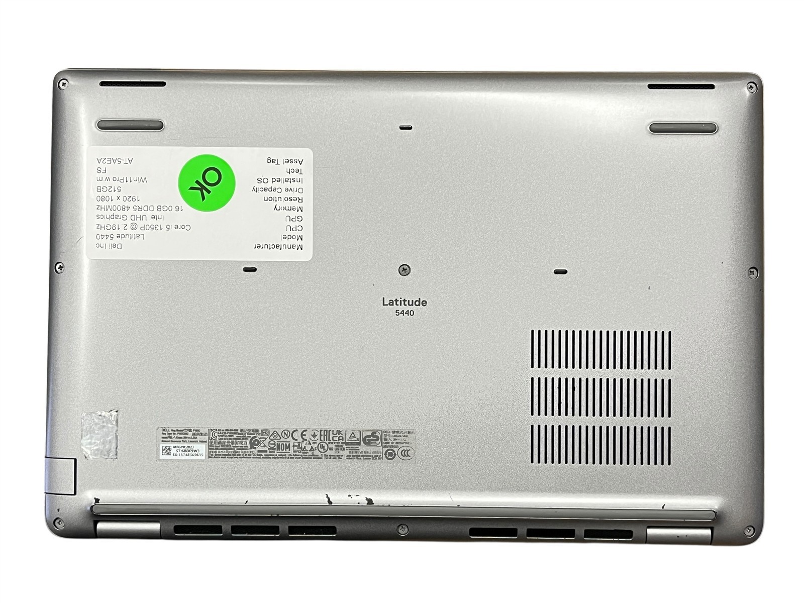 Dell Latitude 5440 i5-1350P 1.90GHz 16GB DDR5 RAM 512GB SSD WIN11 PRO 14″ Laptop