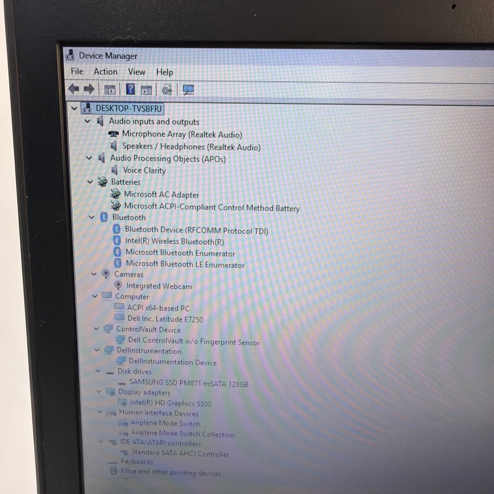 Dell Latitude E7250 Laptop Intel Core 15-5300U CPU @ 2.30GHz 4GB RAM 128HD 13′